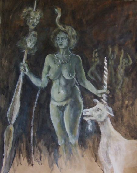 La dame � la licorne, le touch�