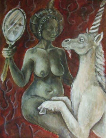 La dame � la licorne, la vue