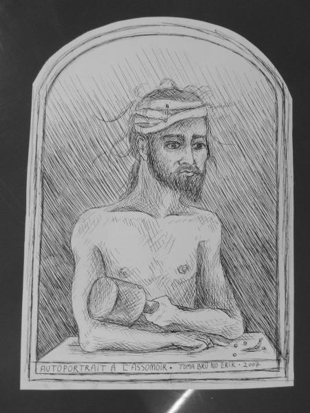 autoportrait � l'assomoir