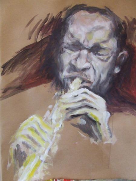 coltrane dans un coin a peine un esquiss�