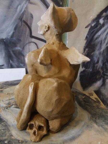 D�e Sphinge, scuLpture autre vue